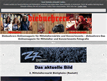 Tablet Screenshot of diebuehrers.com